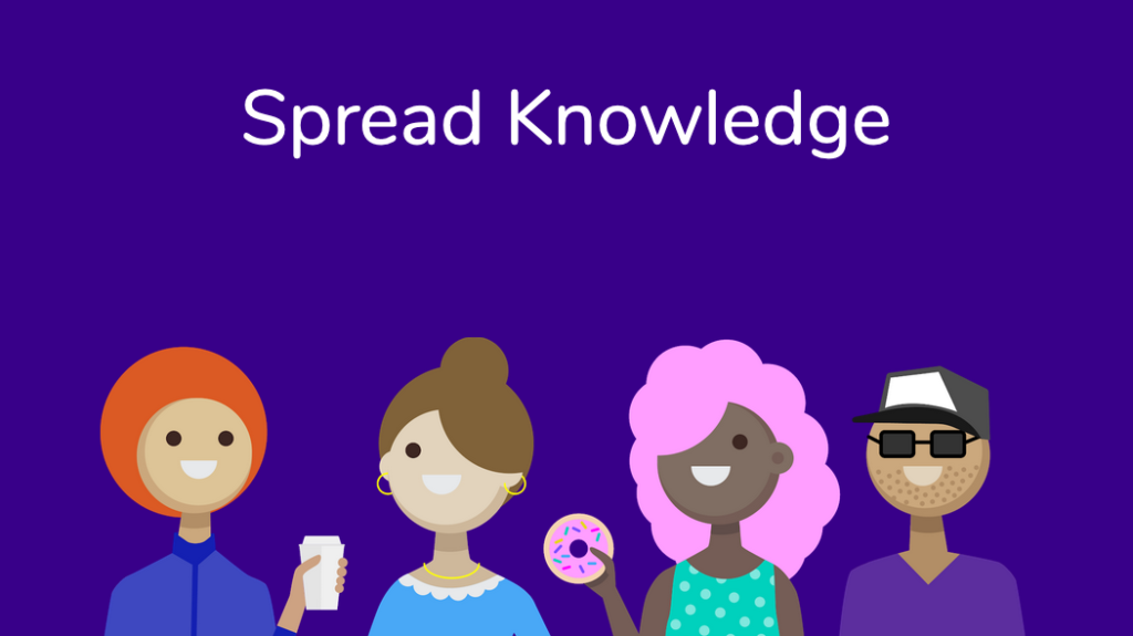 spread knowledge with donut