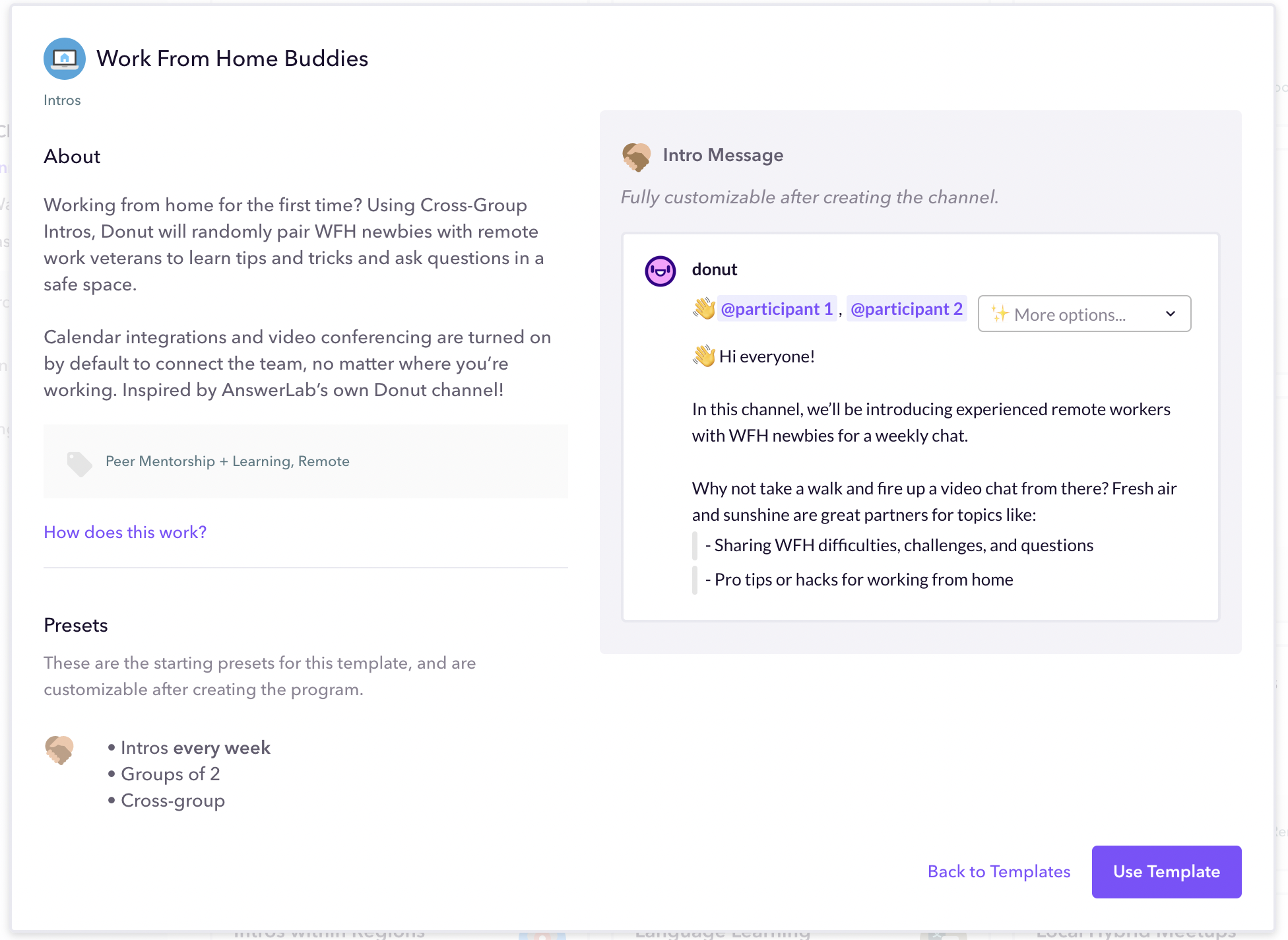 Work From Home Buddies Template Preview