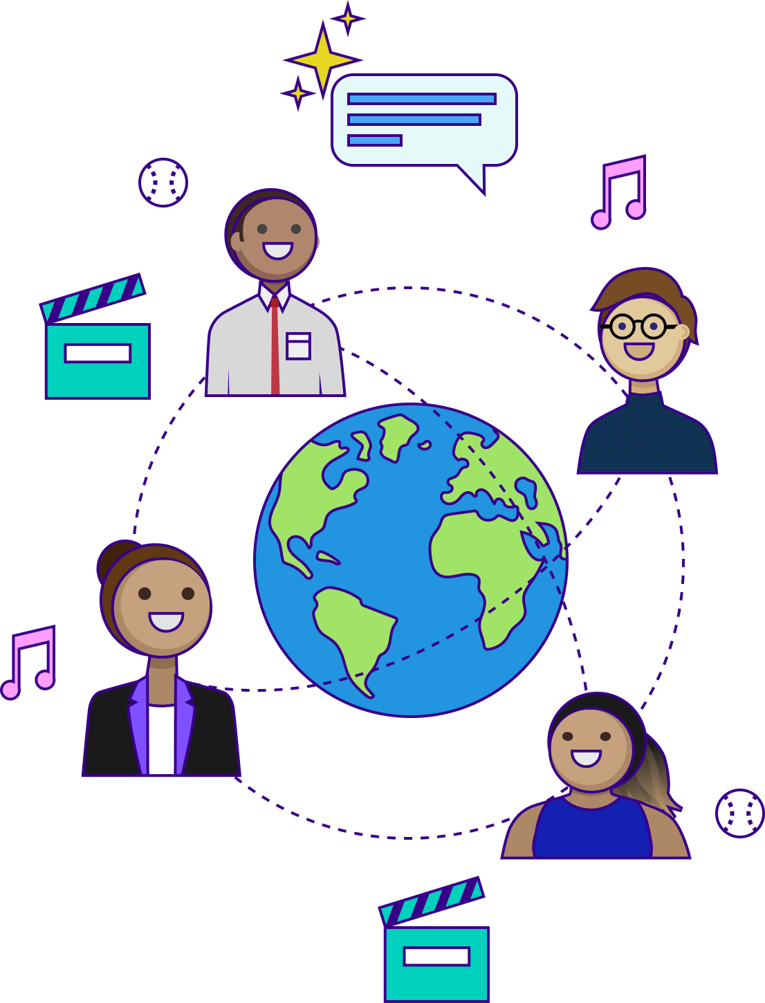 Donut Intros connecting people around the world and highlighting shared interests